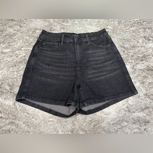 Judy Blue High Waist Denim Shorts 1XL Black